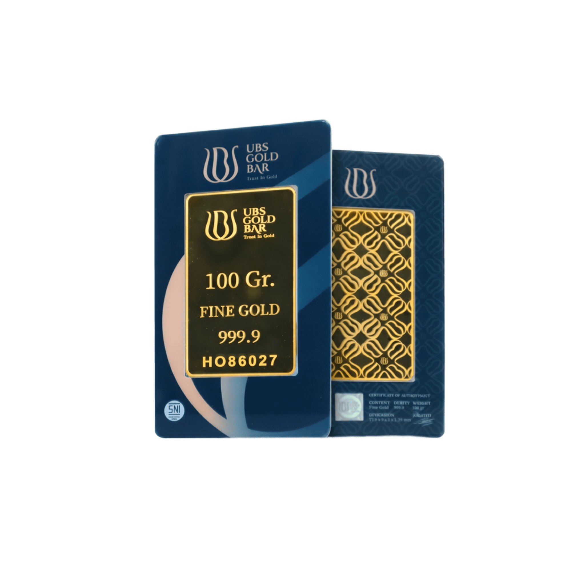 Kepingan Emas UBS 100 Gram